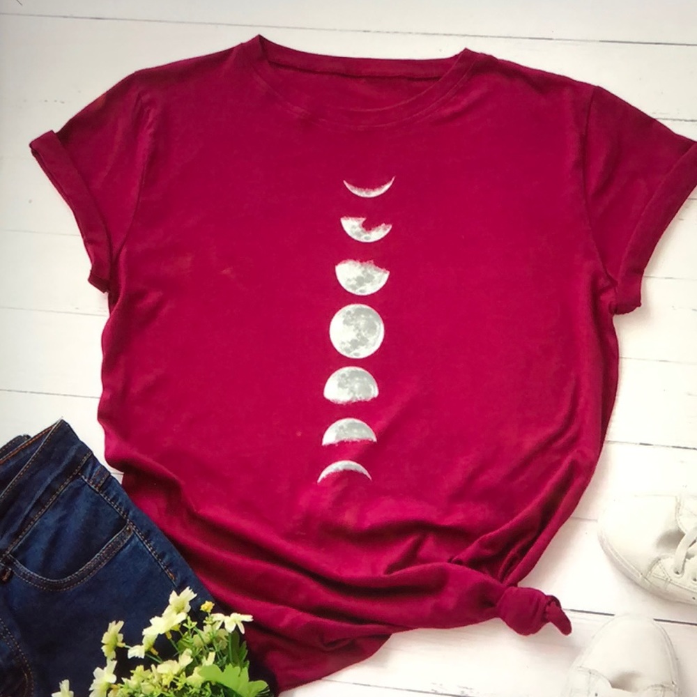 Moon phases tee